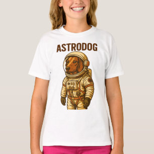 Dackel Astronaut Dackel Hund Astrodog T-Shirt