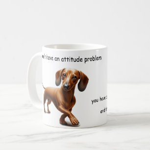 Dackel Attitüde Kaffeetasse