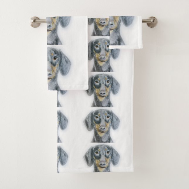 Dackel  badhandtuch set (Insitu)