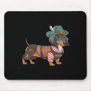 Dackel Bavarian Weiner Sausage _1 Mousepad