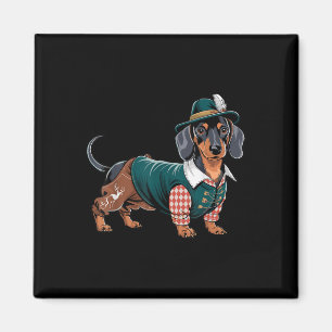 Dackel Bavarian Weiner Sausage _5 Magnet
