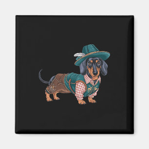 Dackel Bavarian Weiner Sausage _6 Magnet