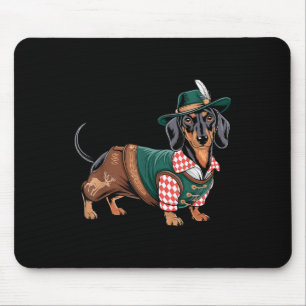 Dackel Bavarian Weiner Sausage _7 Mousepad
