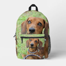 Dackel Bedruckter Rucksack