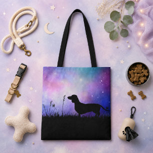 Dackel bei der Moonscape Dackel Dog Beautiful Tasche