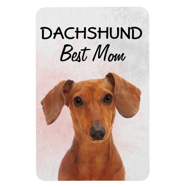 Dackel Best Mama Magnet (Vertikal)