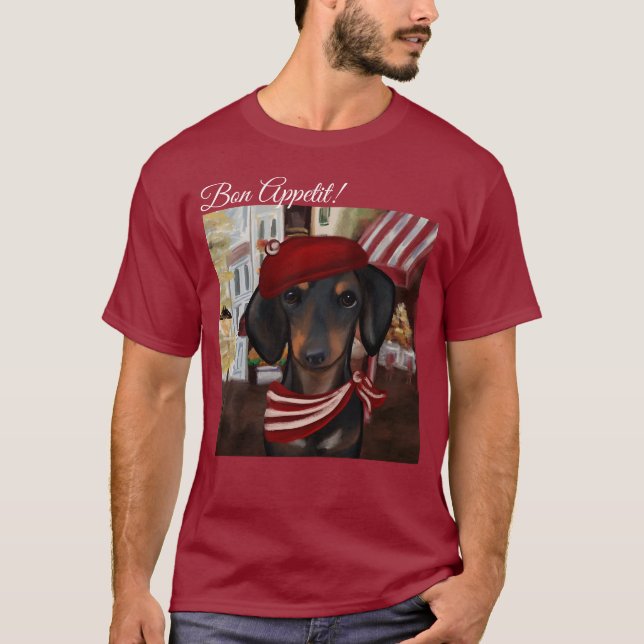 Dackel Black & Tan T-Shirt (Vorderseite)
