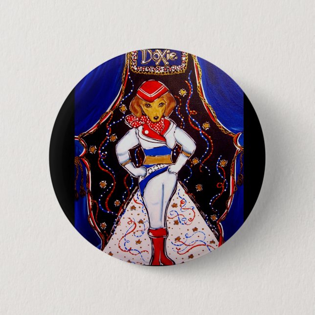 Dackel Button (Vorderseite)