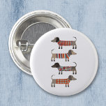 Dackel Button<br><div class="desc">Niedliche und liebevolle Dackel,  Wursthunde oder Dackel Hunde in gemütlichen Stricks.</div>