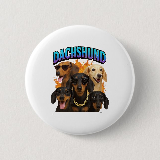 Dackel Button (Vorderseite)
