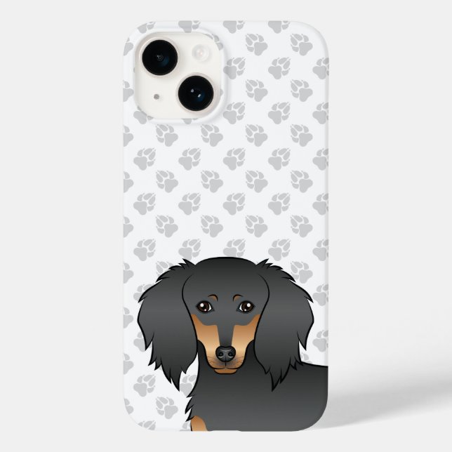 Dackel Cartoon Dog Case-Mate iPhone 14 Hülle (Rückseite)