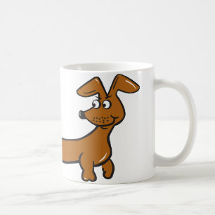 DACKEL-Cartoon Kaffeetasse