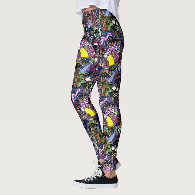 Dackel Cartoon Leggings (Links)
