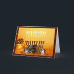 Dackel Chanukah Karte Menorah4<br><div class="desc">Familie und an Freunde während der Chanukah Jahreszeit sich zu erinnern ist eine wunderbare Weise, in Kontakt mit den Leuten Sie ungefähr zu behalten Liebe und Sorgfalt. Ich schuf diese HundChanukah Karten mit Liebe und Sorgfalt und ich sind jedermann sicher, dem Liebehunde erfreut werden, um sie zu empfangen. Sie haben...</div>