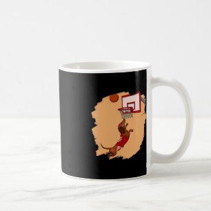Dackel Chiweenie Dackel Hund Basketball spielen Kaffeetasse