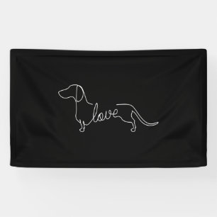 Dackel Chiweenie Dackel Hund Liebe Banner