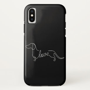 Dackel Chiweenie Dackel Hund Liebe Kunst, Dichtung Case-Mate iPhone Hülle