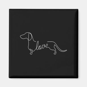 Dackel Chiweenie Dackel Hund Liebe Magnet