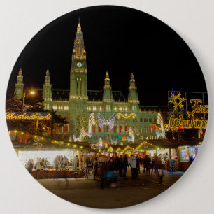 Dackel Christkindlmarkt Button