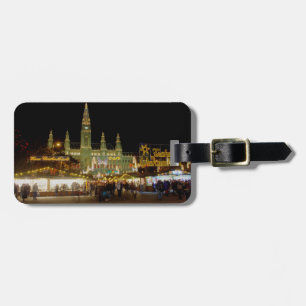 Dackel Christkindlmarkt Gepäckanhänger