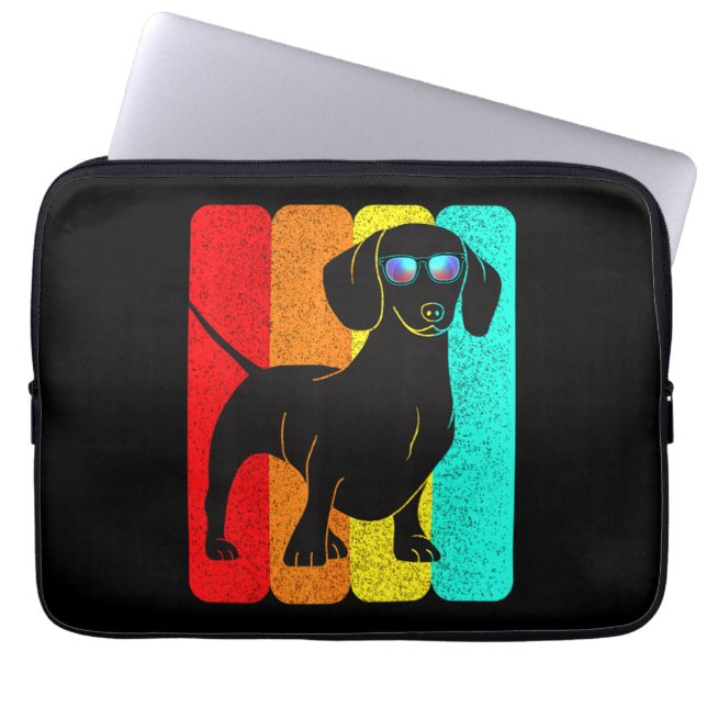 Dackel Dachs Laptopschutzhülle (Vorderseite)