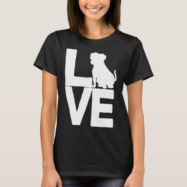 Dackel Dackel Dackel Mama Dackel Eigentümer T-Shirt (Vorderseite)
