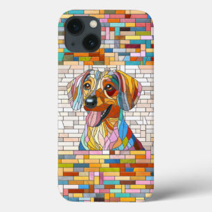 Dackel - Dackel - farbiges Mosaik Case-Mate iPhone Hülle