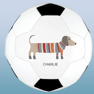 Dackel Dackel Hund Personalisiert Fußball
