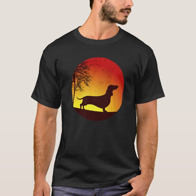 Dackel Dackel Hunde Rasse 8 T-Shirt (Vorderseite)