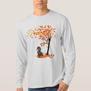Dackel Dackel im Herbst und Herbst T-Shirt