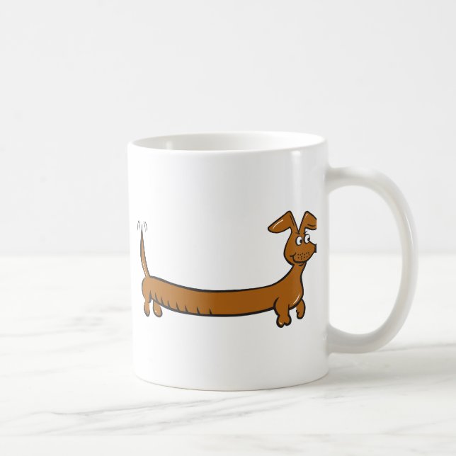 Dackel Dackel Kaffeetasse (Rechts)