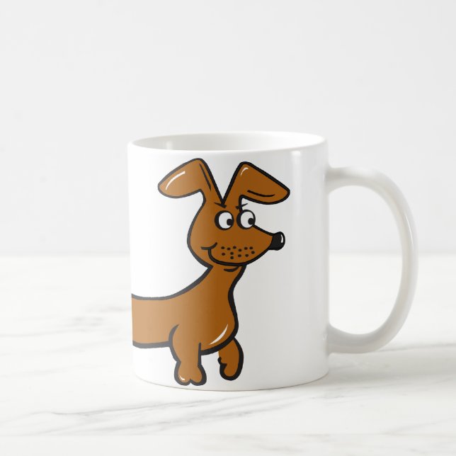 Dackel Dackel Kaffeetasse (Rechts)
