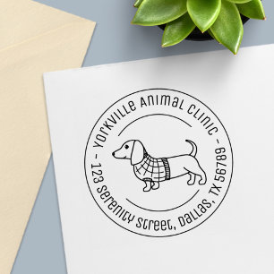 Dackel Dackel Tierärztliche Rundrede Permastempel