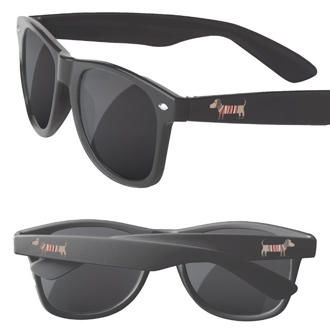 Dackel Dackel Wurst Dog Spaß (Fun Dachshund Wiener Sausage Dog sunglasses for animal lovers)