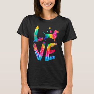 Dackel Dackel Würstchen Weiner Gefärbte Krawatte L T-Shirt