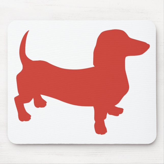 Dackel - Dacshund Mousepad (Vorne)