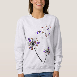 Dackel Dandelion Blume Halloween Kostümideen Sweatshirt