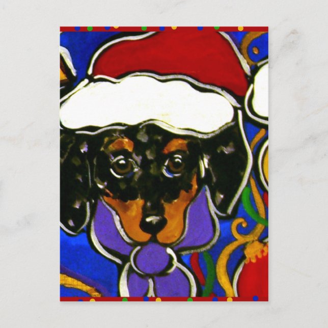 Dackel Dappel Weihnachten (Vorderseite)