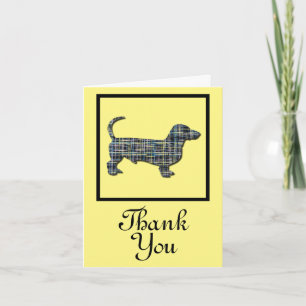 Dackel Daxie Dog Vielen Dank für Ihre Grußkarte Karte