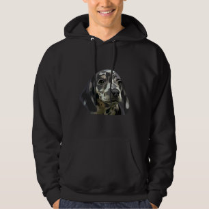 Dackel der gepunkteten Dackel Hoodie