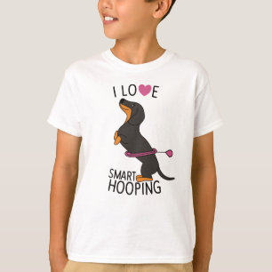 Dackel Der Hullern Smart Hooping Sporthund T-Shirt