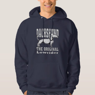 Dackel der ursprüngliche Lowrider lustig Hoodie