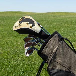 Dackel Design Personalisiert Golf Headcover