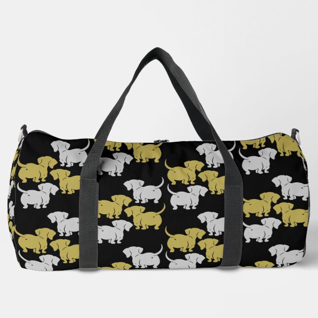 Dackel Deutsche Hunde Geschenke Duffle Bag (Vorderseite)