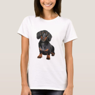 Dackel Dog Aquarellmalerei T-Shirt