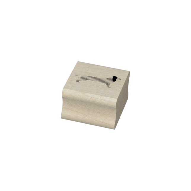 Dackel Dog Art Briefmarke Gummistempel (Stempel)