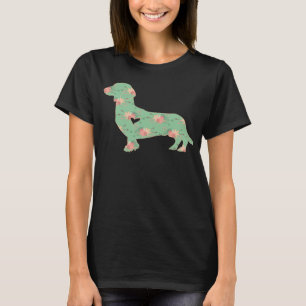 Dackel Dog Boho Woodland Chic für Frauen T-Shirt