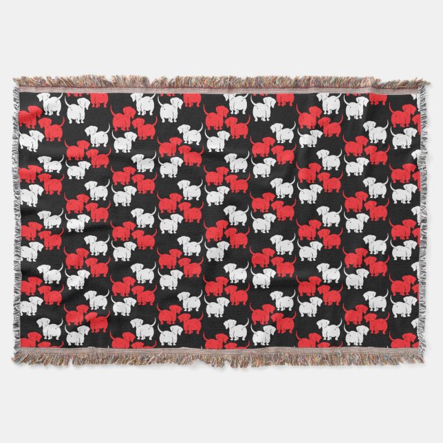 Dackel Dog Geschenke Decke (Vorderseite)