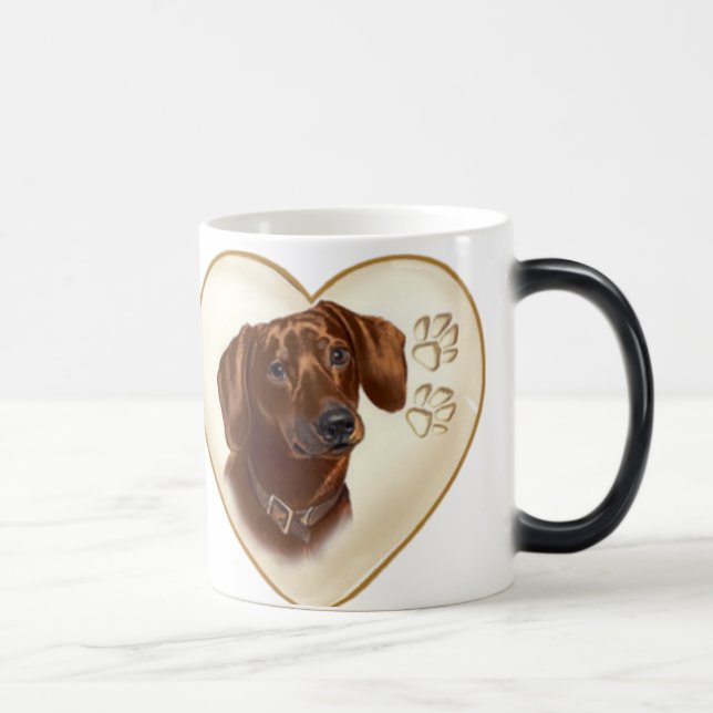 Dackel Dog Kaffee Tasse Cup (Rechts)