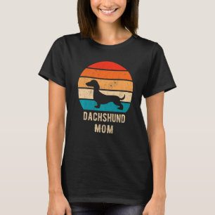 Dackel Dog Mama Mama Weiner Dog Hausbesitzer T-Shirt